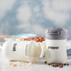 Travel Mini Salt and Pepper Shakers, Set of 2, Moisture Proof, BPA Free - CRYSTALIA GLASS